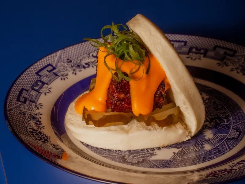 Bao de Bulgogui e Cheddar Chilli